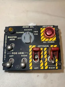 Bell Helicopters 212-075-215-1 Control Panel NEW